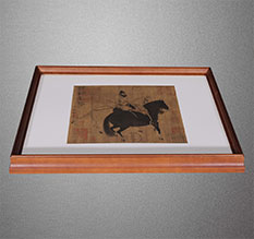 桂阳书画装裱配框服务案例